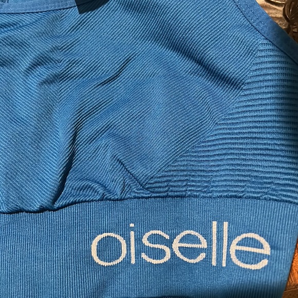 Oiselle sports bra size small like new beautiful blue - Picture 3 of 5